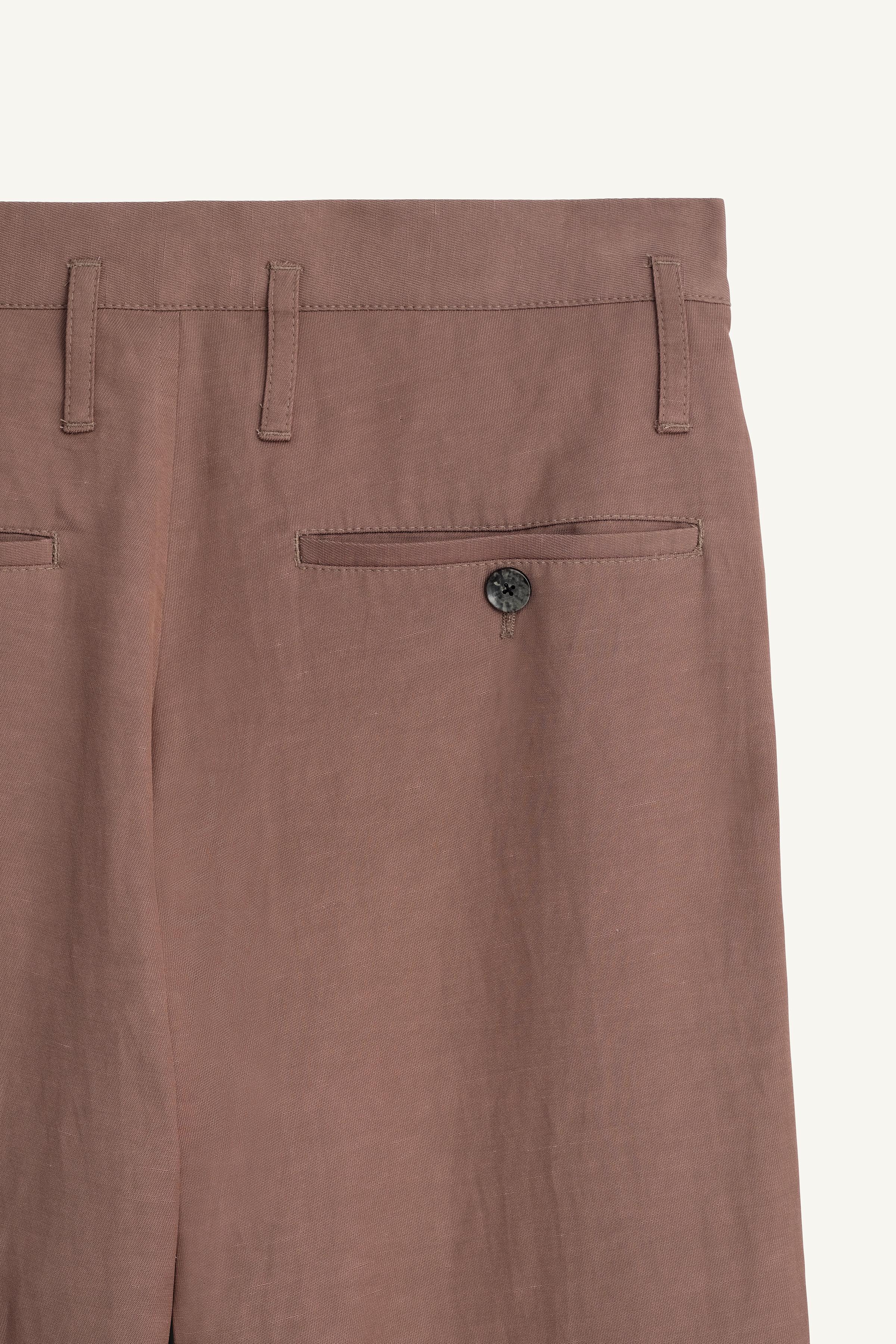PANTALON CROISÉ COUPE DÉCONTRACTÉE